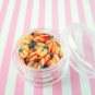 Polymer Clay Apple Fruit Slice Sprinkles, Nail Art Slices, Faux Fruit, Miniature (Bag: 15 Grams)