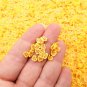 Small Yellow Conversation Heart Mix Polymer Clay Valentine Heart slices (Bag: 15 Grams)