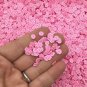 Hot Pink Peppermint Polymer Clay NON EDIBLE Dessert Candy Slice Sprinkles (Bag: 15 Grams)