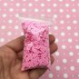 Hot Pink Peppermint Polymer Clay NON EDIBLE Dessert Candy Slice Sprinkles (Bag: 15 Grams)