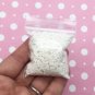 White Candy Chunk Crumbles, Dessert Crumble, Faux Candy Crumble for Decoden (Bag: 25 Grams)