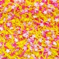 Lemon Berry Punch Sprinkle Mix, Bright Sprinkles with Pink Stars (Bag: 15 Grams)