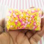 Lemon Berry Punch Sprinkle Mix, Bright Sprinkles with Pink Stars (Bag: 15 Grams)