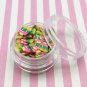 Ice Cream Popsicle Polymer Clay Slices, NON EDIBLE Fake Sprinkles Polymer Clay (Bag: 15 Grams)