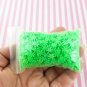 Bright Green Polymer Clay Snowflake Sprinkles, Fake Sprinkles (Bag: 15 Grams)
