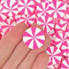 Hot Pink Jumbo 20mm Peppermint Starlight Mint Candy Cabochons, Thin Cut (10 Large Pieces) Hot Pink Jumbo 20mm Peppermint Starlight Mint Candy Cabochons, Thin Cut (10 Large Pieces)