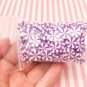 10mm Purple Peppermint Polymer Clay NON EDIBLE Sprinkles, Larger Size (Bag: 15 Grams)