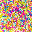 SUGAR COATED BOARDWALK mix, Fake Long Sprinkle Mix, Polymer Clay Fake Sprinkles (Bag: 15 Grams)