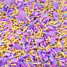 Peanut Butter and Grape Jelly Sprinkle mix, Bright Sprinkles with Grape Slices (Bag: 15 Grams)
