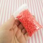 ORANGE RED STAR Sprinkle Mix, Polymer Clay Fake Sprinkles (Bag: 14 Grams)