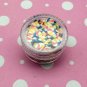 Smaller Beach Ball Polymer Clay Round NON EDIBLE Confetti Sprinkles, Fake Sprinkles (Bag: 15 Grams)