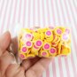 Large Polymer Clay Grapefruit Fruit Slices, Nail Art Slices, Faux Fruit, Miniature (Bag: 30 Grams)
