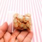 Large Cinnamon Bun Roll Polymer Clay Dessert Slices, Nail Art Slices (Bag: 15 Grams)