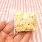 10mm Lemon Yellow Peppermint Polymer Clay NON EDIBLE Sprinkles, Larger Size (Bag: 15 Grams)