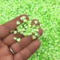 Gradient Lime Green Polymer Clay Heart Sprinkles, NON EDIBLE Valentines Fake (Bag: 15 Grams)