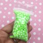 Gradient Lime Green Polymer Clay Heart Sprinkles, NON EDIBLE Valentines Fake (Bag: 15 Grams)
