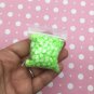 Gradient Lime Green Polymer Clay Heart Sprinkles, NON EDIBLE Valentines Fake (Bag: 15 Grams)