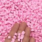 Pink Chocolate Candy Polymer Clay Chunks, NON EDIBLE Chocolate Chips (Bag: 30 Grams)