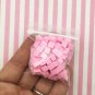 Pink Chocolate Candy Polymer Clay Chunks, NON EDIBLE Chocolate Chips (Bag: 30 Grams)