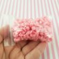 Short Neon Orange Polymer Clay Fake Sprinkles, Fake Decoden Jimmies (Bag: 15 Grams)