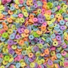 Larger Pastel Frosted Donut Ring Polymer Clay Dessert Candy Slice Sprinkles (Bag: 15 Grams)