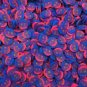 10mm Starry Night Purple Blue and Pink Polymer Clay Round Confetti Circles (Bag: 30 Grams)