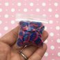 10mm Starry Night Purple Blue and Pink Polymer Clay Round Confetti Circles (Bag: 30 Grams)