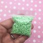 Mint Green Harvest Moon Polymer Clay Sprinkle Slices, Polymer Clay Fake Sprinkles (Bag: 14 Grams)