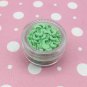 Mint Green Harvest Moon Polymer Clay Sprinkle Slices, Polymer Clay Fake Sprinkles (Bag: 14 Grams)