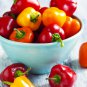 20 Seeds Organic Red MINI BELL PEPPER Sweet Mild Miniature Capsicum Vegetable (Seeds)
