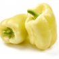 50 Seeds WHITE CLOUD BELL PEPPER Sweet Mild Capsicum Annuum Vegetable (Seeds)