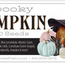 100 Seeds Mixed Spooky Blend Pumpkin Seeds for Planting (Seeds)