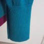 Lane Bryant Double V Neck Long Sleeve Pullover Teal Sweater 18/20 NWOT