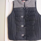 Ruff Hewn Women's Puffer Quilted Vest Zip Toggle Closure Black Plus 2X $89 NWT