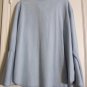 Alexander Jordan Women's Bell Sleeve Button Down Denim Blouse Plus 2X NWT