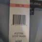 Alexander Jordan Women's Bell Sleeve Button Down Denim Blouse Plus 2X NWT