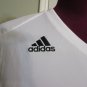 Adidas Climalite White Utility Jersey Short Slves Active Top Womenâs Plus 2X NWT