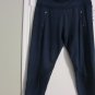 Women's Plus 3X Anne Klein Fitness Crop Pants High Rise Mesh Insets Navy NWT