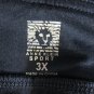 Women's Plus 3X Anne Klein Fitness Crop Pants High Rise Mesh Insets Navy NWT