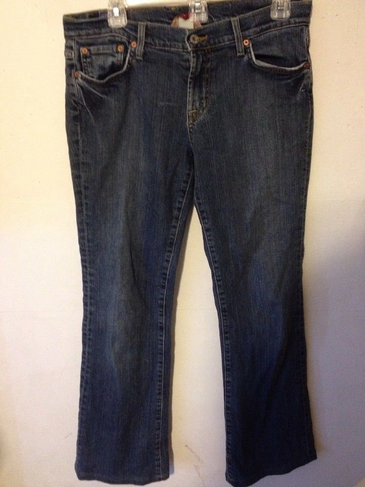 LUCKY BRAND JEANS Sundown Arch Blue Womens 8 / 29 Reg Inseam Straight ...