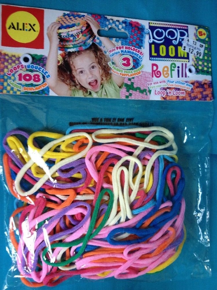 New Alex Toys Loop N Loom Refill Loops Arts And Crafts Potholder Kids