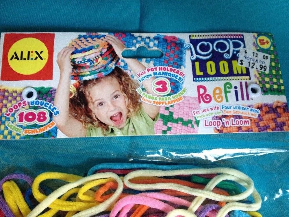 New Alex Toys Loop N Loom Refill Loops Arts And Crafts Potholder Kids