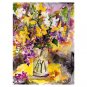 Daffodils & Lilac Original Watercolor Painting by GInette
