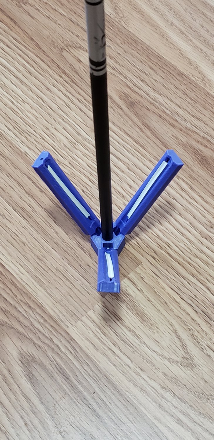 3 Fletch 300350 spine (7.8mm) 2" Vane Fletching jig 3 degree Right Helical