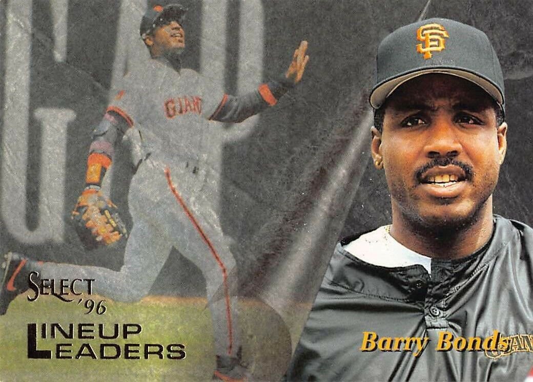 1996 Select Baseball Barry Bonds Select Lineup Leaders #156