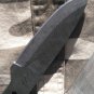 Damascus steel 10" long hand forged blank blade 4.5" cutting edge, 3 screw holes