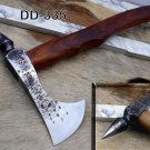Tomahawk Axe bearded hiking battle axe, High carbon steel, Rose wood scale