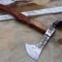 Tomahawk Axe bearded hiking battle axe, High carbon steel, Rose wood scale