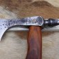 Tomahawk Axe bearded hiking battle axe, High carbon steel, Rose wood scale