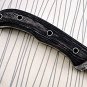 9.5" Long Carving Knife Custom Hand Forged Full Tang Damascus Steel, Sheath
